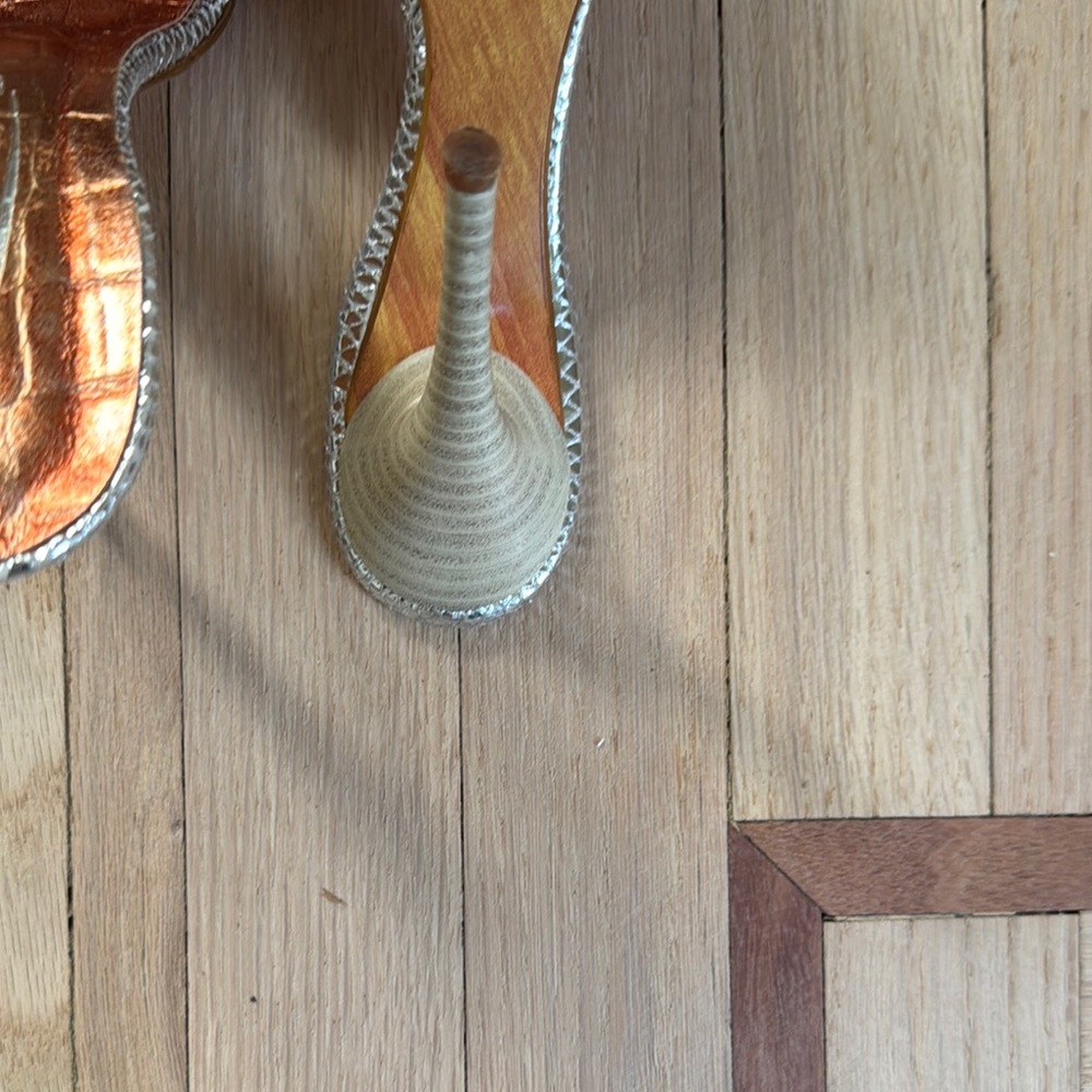 Snake Silver and Gold Mules with Gem Accents - Picture 4 of 4